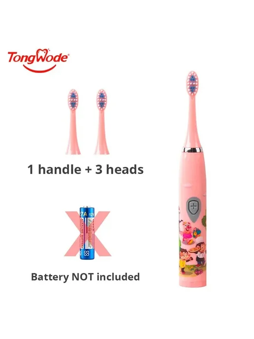 TONGWODE Детская электрическая зубная щетка Sonic SOFT, 4 режима Pin, вариант
