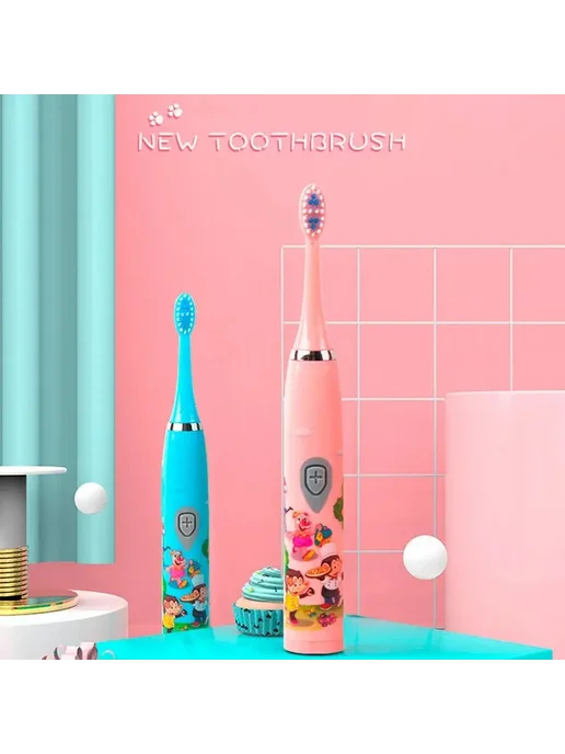 TONGWODE Детская электрическая зубная щетка Sonic SOFT, 4 режима Pin, вариант, фото 3