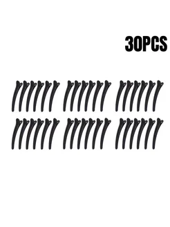 Пластиковые заколки для волос (10 20 30 шт.) Black 30PCS