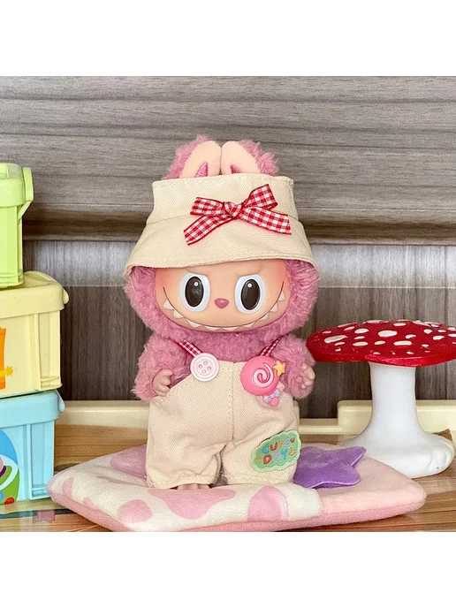 Нет бренда Кукольная одежда для Labubu 17 см полиэстер Розовый, Style2, розовый