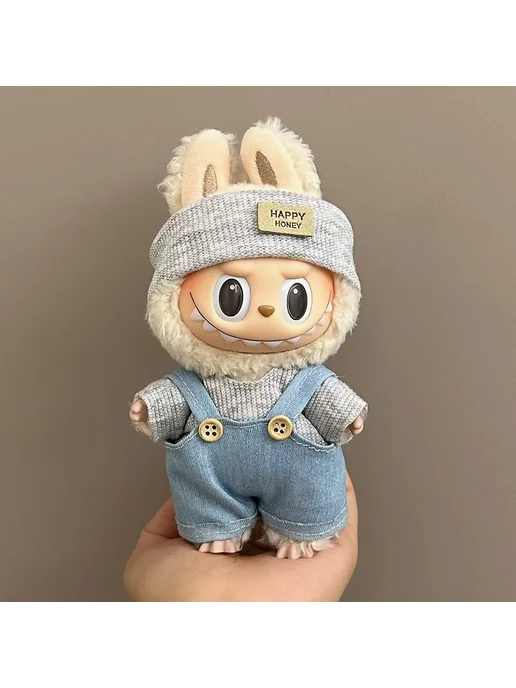 Нет бренда Кукольная одежда для Labubu 17 см полиэстер Розовый, Style2, розовый, фото 4
