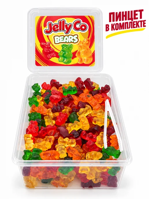 MINICCO Мармелад жевательный Jelly Co Мишки, ассорти, 1 кг, 1 кг, фото 5