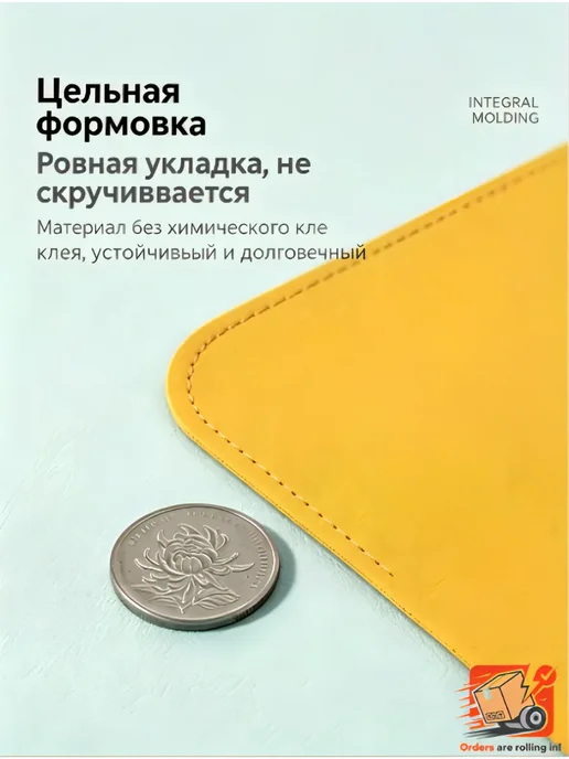 Многофункциональный кожаный коврик для стола 70*35CM, серый, фото 4