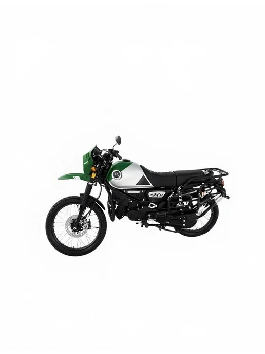 Мопед взрослый бензиновый COLT SCRAMBLER N1100 оранж, зеленый, фото 2