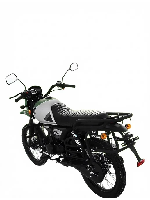 Мопед взрослый бензиновый COLT SCRAMBLER N1100 оранж, зеленый, фото 4