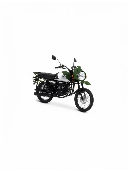 Мопед взрослый бензиновый COLT SCRAMBLER N1100 оранж, зеленый, фото 7