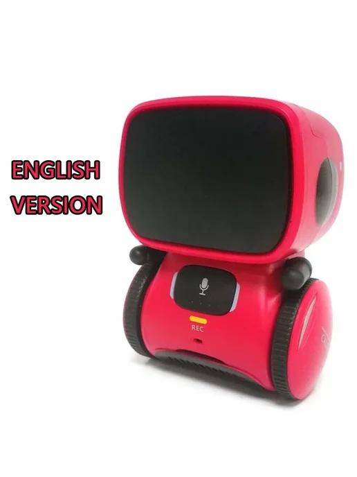 MSFTOYS Робот-игрушка для детей English Blue, красный