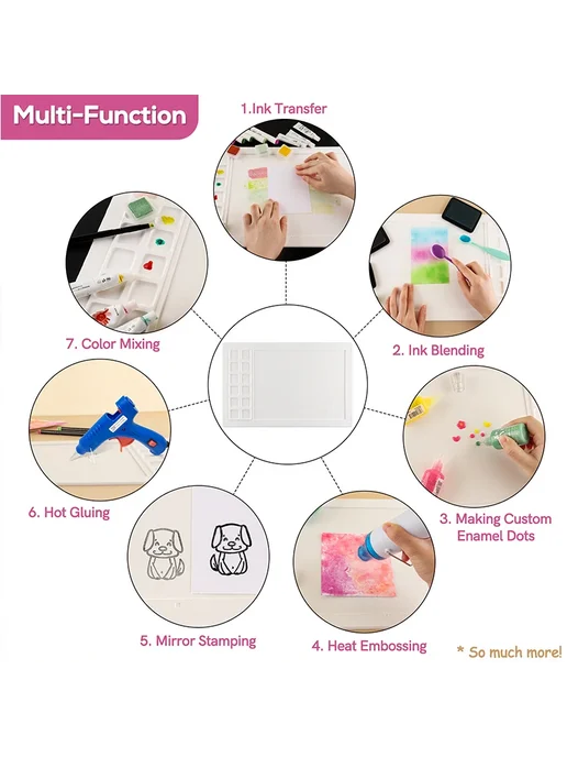 Нет бренда Силиконовый коврик для рукоделия Non-Stick Silicone Craft Ma, вариант, фото 4