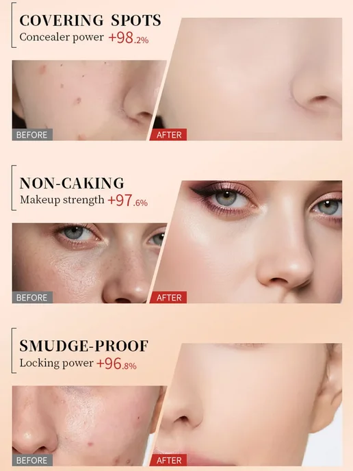 Двусторонний консилер TIRTIR glide & hide blurring 1N, вариант, фото 2