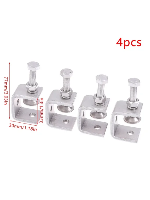 HELTC Кронштейны из нержавеющей стали 30mm 4pcs, 4 шт