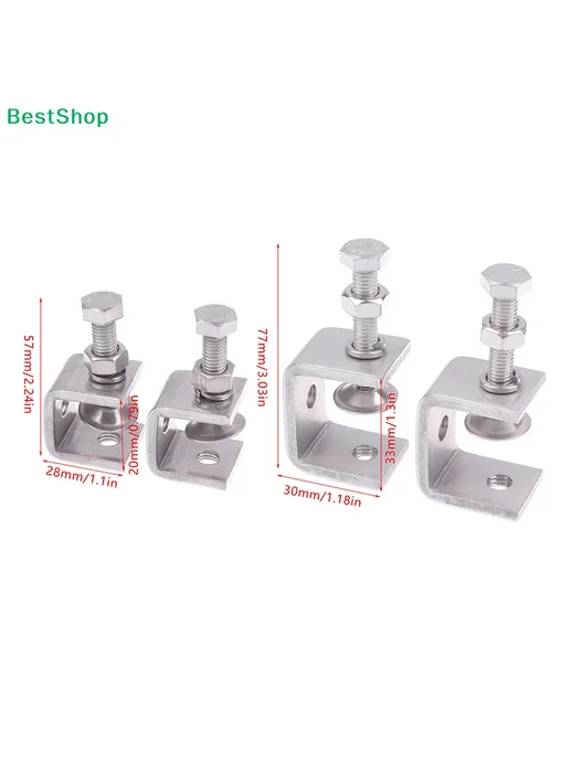 HELTC Кронштейны из нержавеющей стали 30mm 4pcs, 4 шт, фото 3