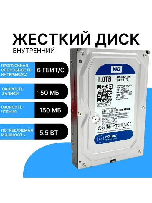 Жесткий диск внутренний 1024 ГБ, 1024 ГБ, фото 2