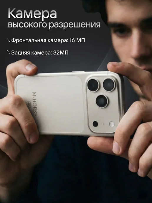 Смартфон M-HORSE 17 Pro Max 12/128 ГБ, серый, фото 4