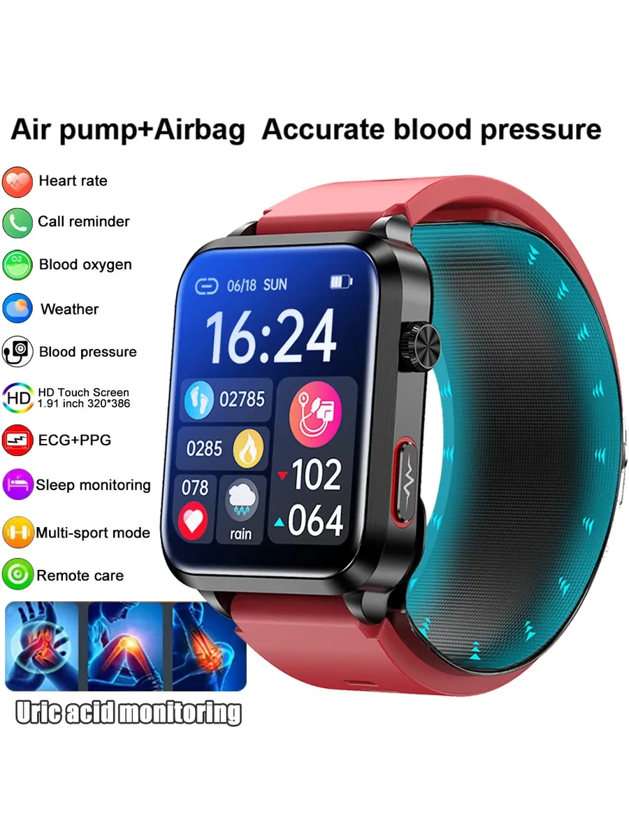 RNABAU Huawei Smart Watch 2026 Red