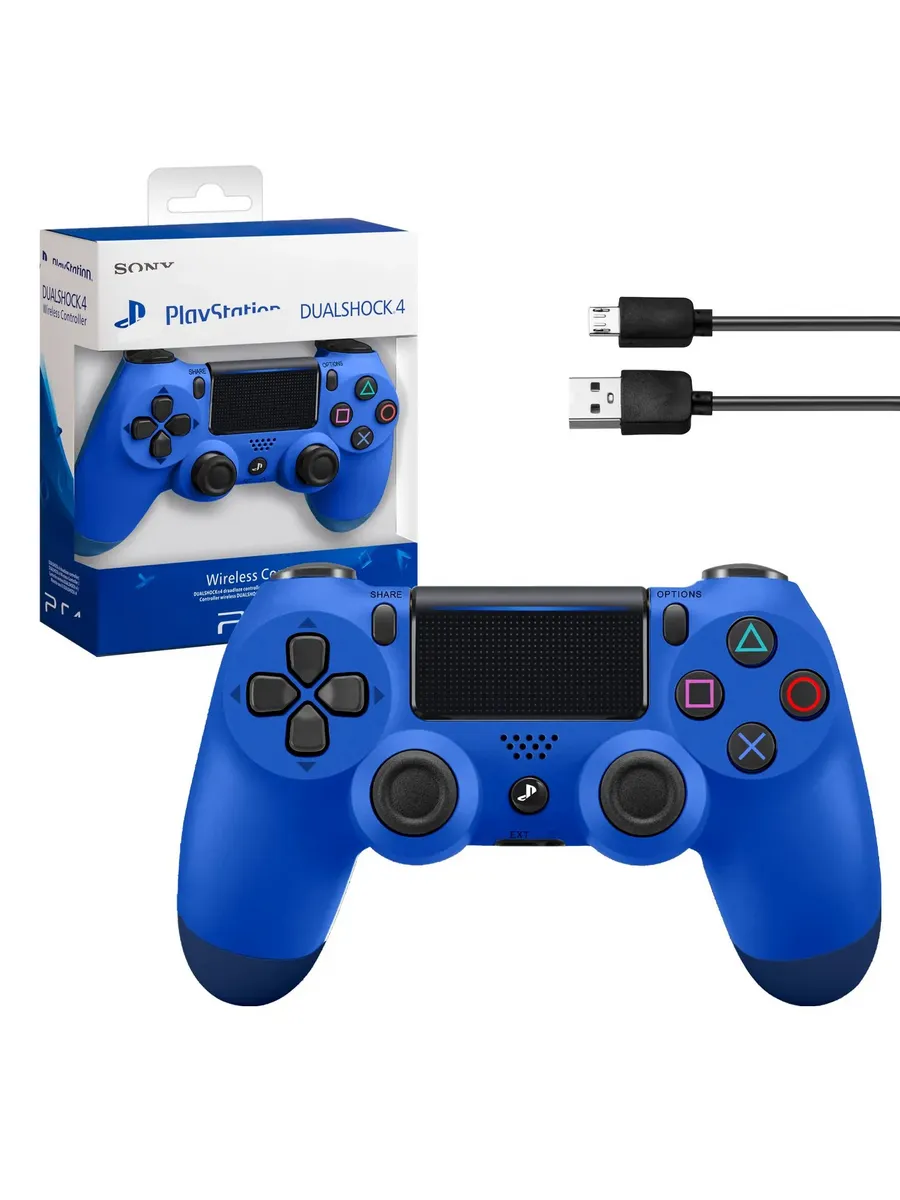 Геймпад для консоли PS4 Wireless Controller DualShock — фото 1