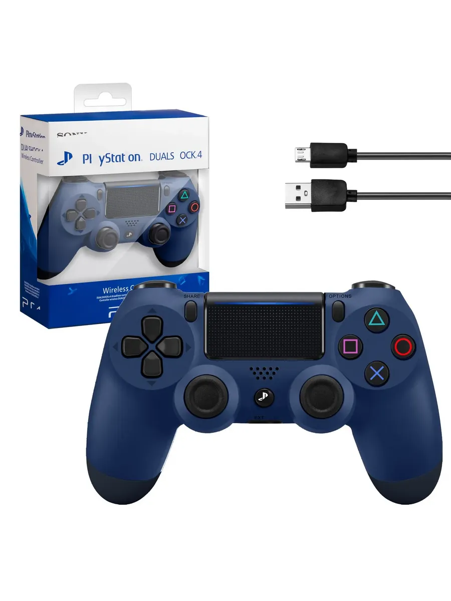Геймпад для консоли PS4 Wireless Controller DualShock — фото 1