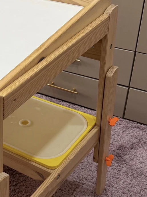 IKEA Парта школьная Икея растущая с ящиками, белый, фото 8