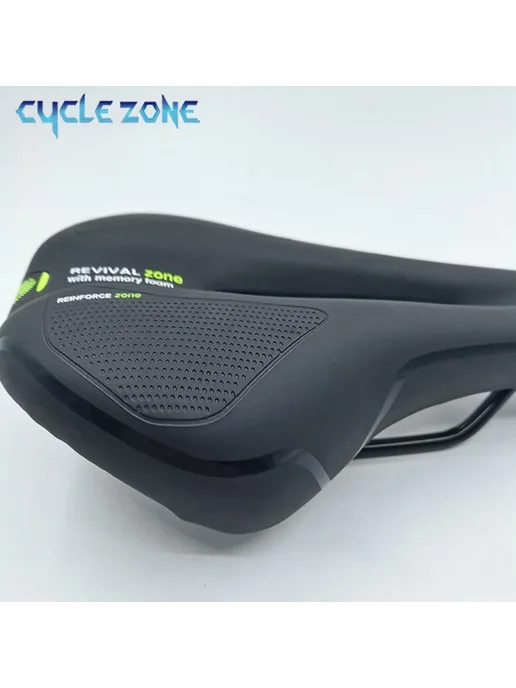 Седло Cycle Zone для горных велосипедов Black yellow, синий, фото 5