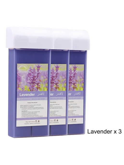 BXA Набор картриджей для восковой эпиляции 2026 072-Lavender, фиолетовый