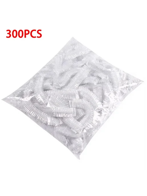 Одноразовые пластиковые крышки для продуктов White-300pcs, 300 шт