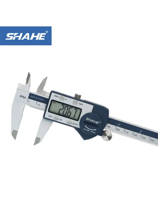 Shahe Цифровой штангенциркуль 0-200mm, черный