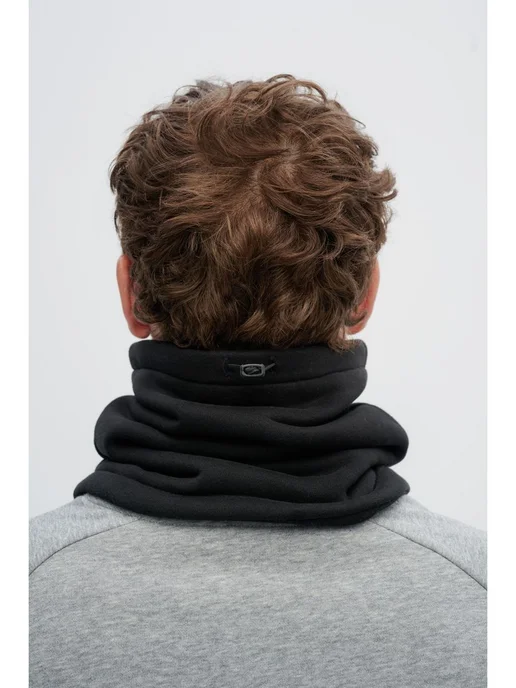 RANK Шарф-снуд Core BLK Snood, черный, фото 3