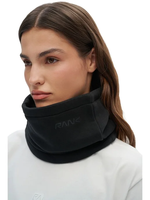 RANK Шарф-снуд Core BLK Snood, черный, фото 6