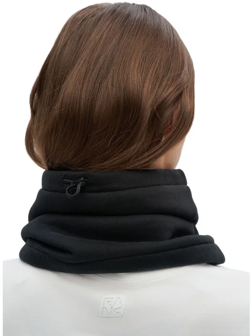 RANK Шарф-снуд Core BLK Snood, черный, фото 7