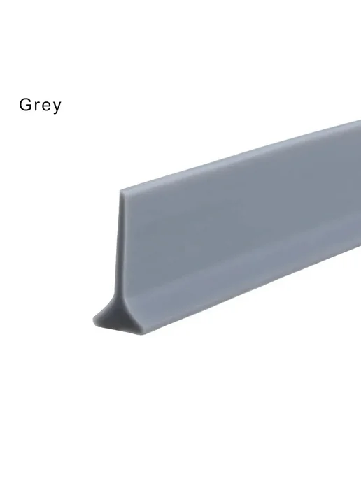 Нет бренда ПВХ уплотнительная лента для ванной комнаты Серый, GRAY, 0.3, серый