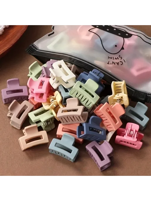 Заколки для волос краб 20шт, цвет 20pcs-2, 20 шт, фото 2