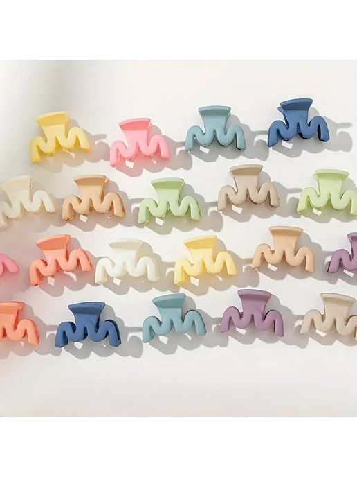 Заколки для волос краб 20шт, цвет 20pcs-2, 20 шт, фото 3