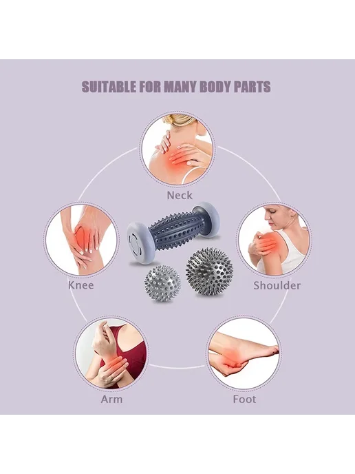 Нет бренда Массажный ролик для ног Foot Massage Roller One Sets, вариант, фото 6