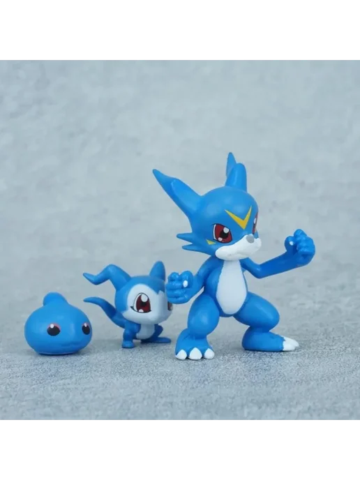 Bandai Фигурки Digimon Adventure V-mon и Gomamon PVC 2-6 см, вариант, фото 3