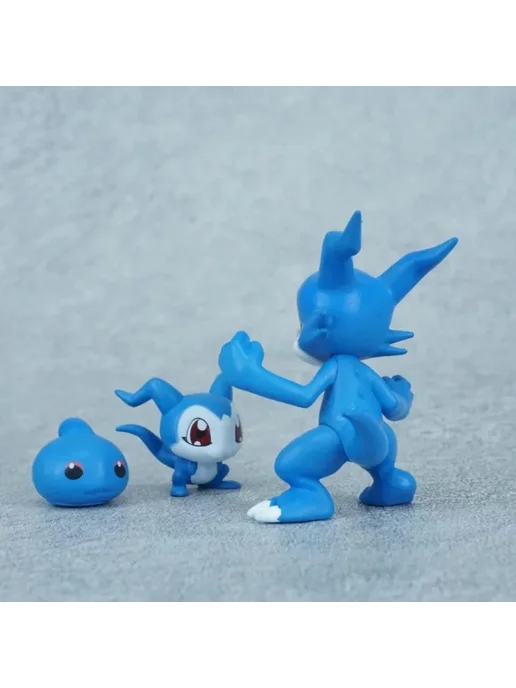 Bandai Фигурки Digimon Adventure V-mon и Gomamon PVC 2-6 см, вариант, фото 4