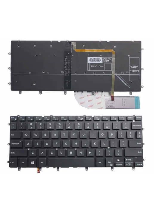 Micro Magic Fragrance Клавиатура для ноутбука Dell GZEELE KBDE9343-A US backlight, белый, фото 2