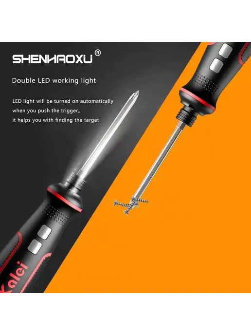 DONUMEH Беспроводной шуруповерт SHENHAOXU 4.2В, PTS-039, вариант, фото 6