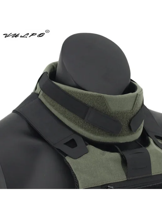 VULPO Тактический шейный жилет из нейлона Neck Protection BK, вариант, фото 2
