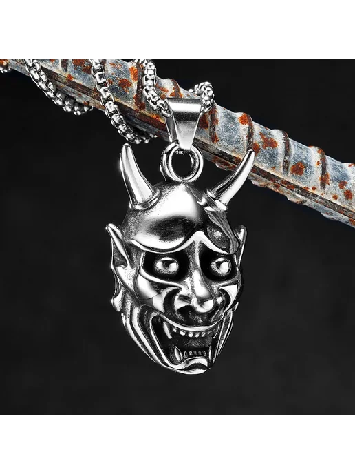 Metal Town Цепочка из нержавеющей стали Yokai Prajna Punk 60, серый, фото 2