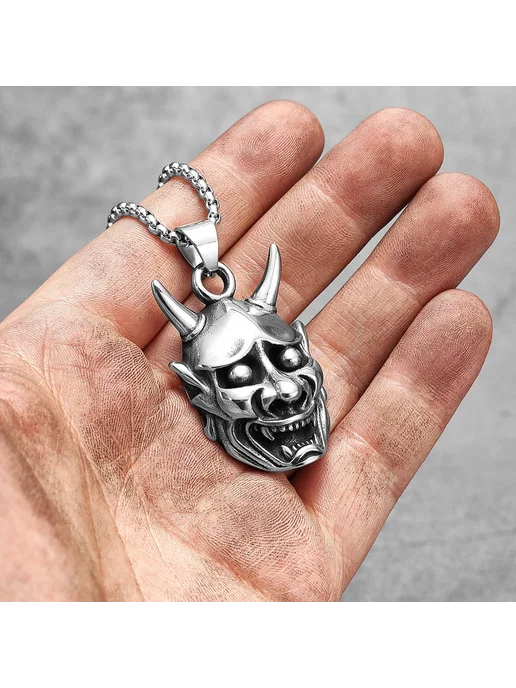 Metal Town Цепочка из нержавеющей стали Yokai Prajna Punk 60, серый, фото 3