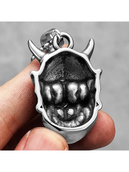 Metal Town Цепочка из нержавеющей стали Yokai Prajna Punk 60, серый, фото 4