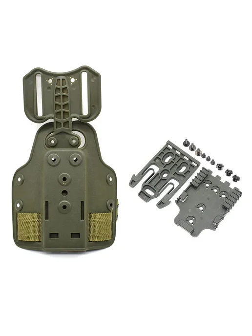 CLUSGO Тактический адаптер для кобуры QLS 19 22 green set, зеленый