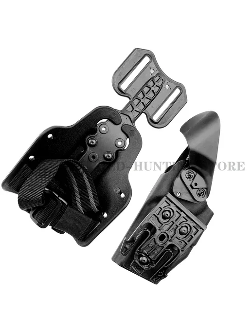 CLUSGO Тактический кобура QLS для Glock 19 22, black set, черный, фото 6