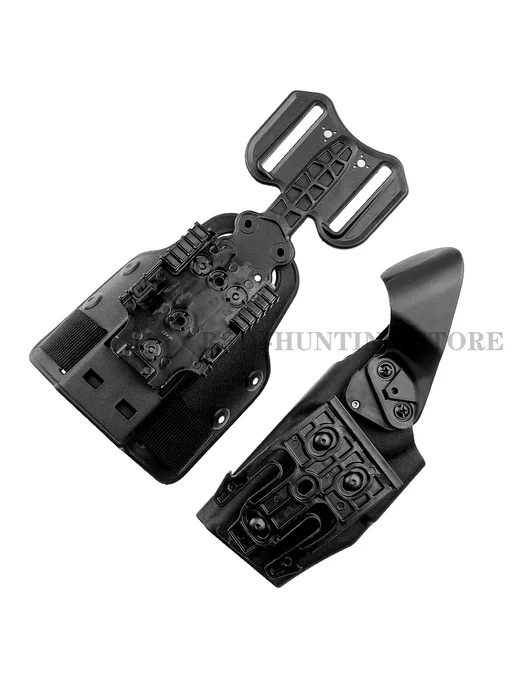 CLUSGO Тактический кобура QLS для Glock 19 22, black set, черный, фото 7