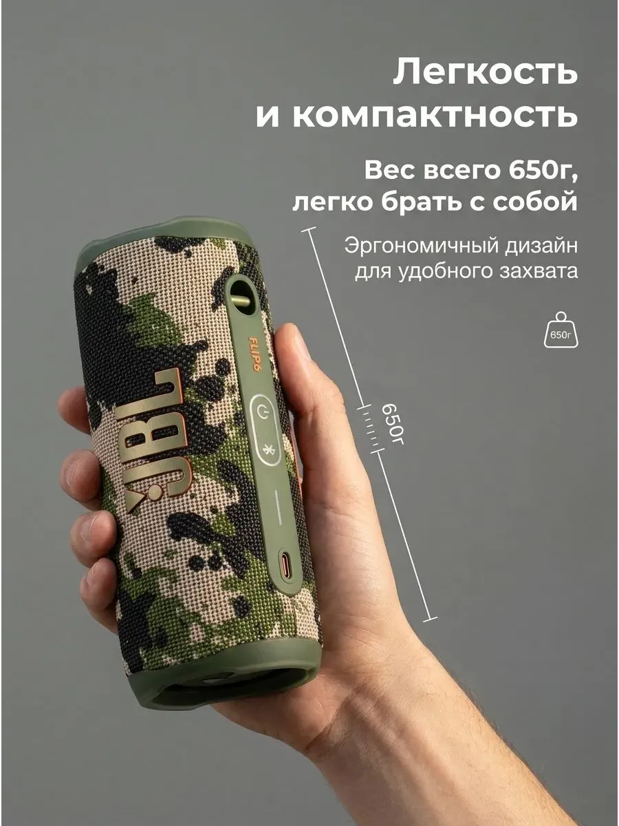 Колонка беспроводная JBL Flip 6 — фото 2