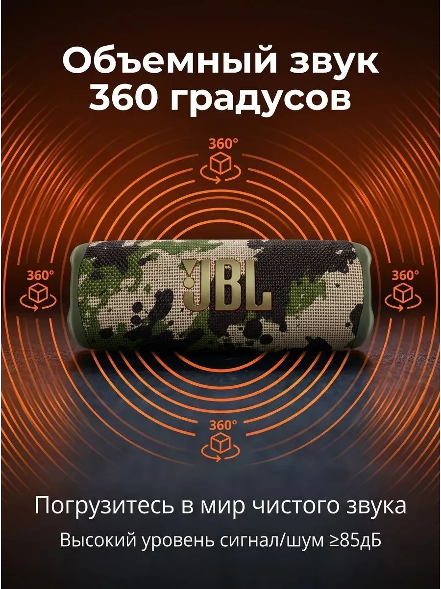 Колонка беспроводная JBL Flip 6 — фото 3