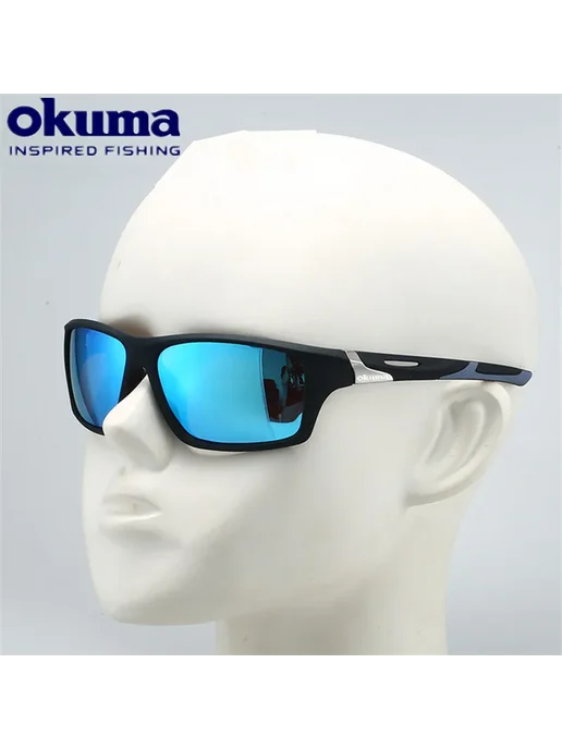 Очки солнцезащитные Okuma White red с коробкой, белый, фото 7