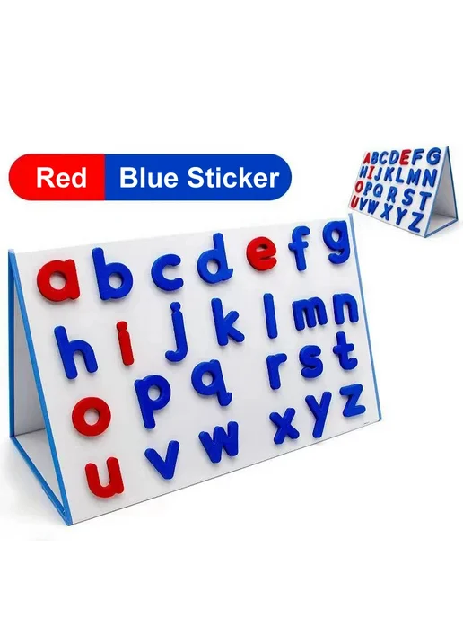 YunDuo BaBy Магнитные буквы для обучения 76pc Reb Blue, синий, фото 5