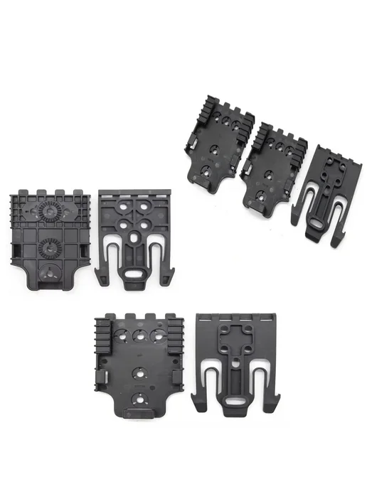 Тактическая кобура QLS19-22 черного цвета Черный, Black B, черный, фото 2