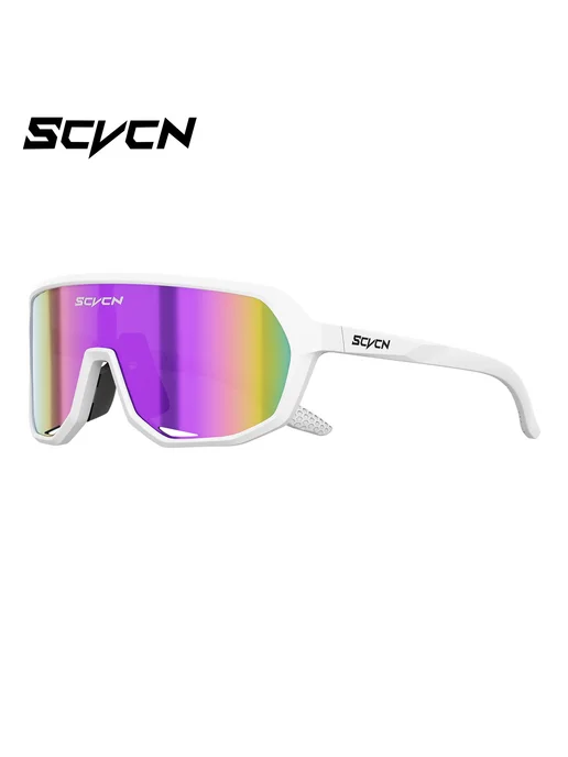SCVCN Солнцезащитные очки велоспорта UV400 19 1lens- no box, черный