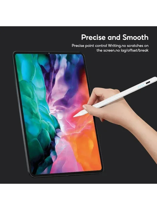 Стилус для iPad Metal БЕЛЫЙ, Белый, белый, фото 4